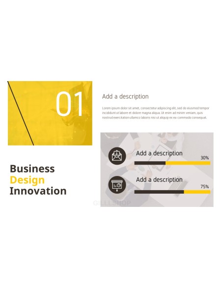 Business Design Innovation PowerPoint Templates for Presentation