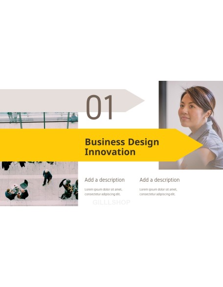 Business Design Innovation PowerPoint Templates for Presentation