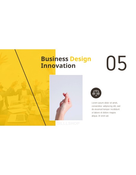 Business Design Innovation PowerPoint Templates for Presentation