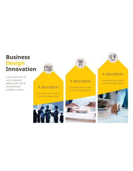 Business Design Innovation PowerPoint Templates for Presentation