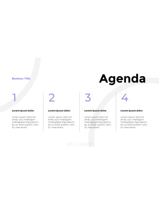 Simple Line Business Presentation PPT Background