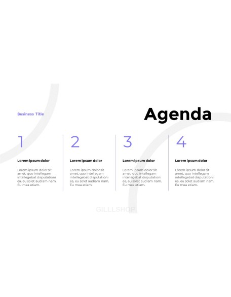 Simple Line Business Presentation PPT Background