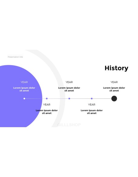 Simple Line Business Presentation PPT Background
