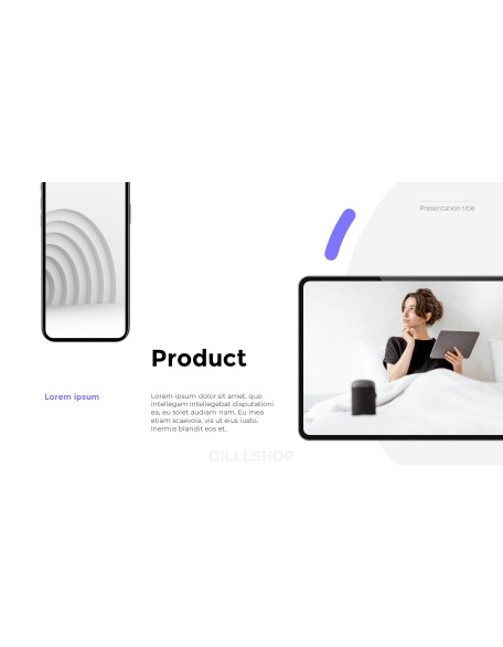 Simple Line Business Presentation PPT Background
