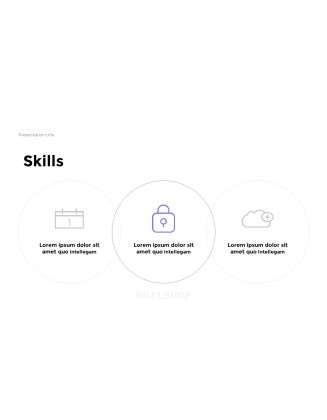 Simple Line Business Presentation PPT Background
