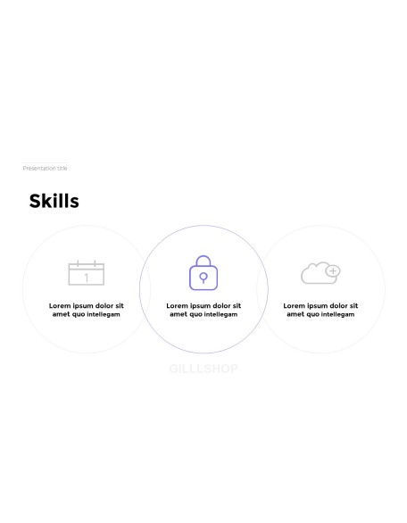 Simple Line Business Presentation PPT Background
