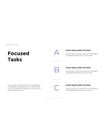 Simple Line Business Presentation PPT Background