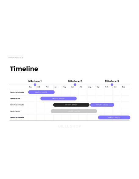 Simple Line Business Presentation PPT Background