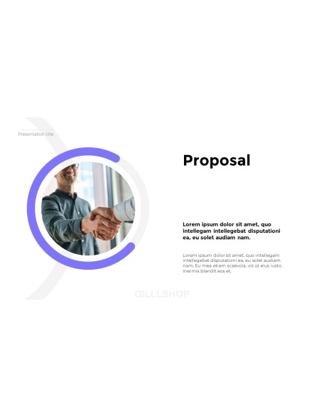 Simple Line Business Presentation PPT Background