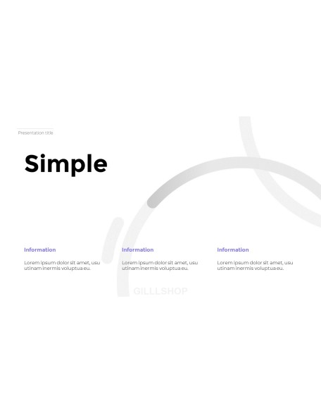 Simple Line Business Presentation PPT Background