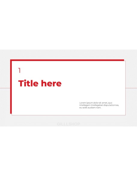 Simple Business Line Concept Proposal Presentation Templates