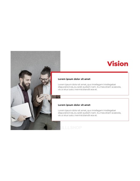 Simple Business Line Concept Proposal Presentation Templates
