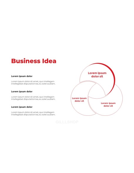 Simple Business Line Concept Proposal Presentation Templates