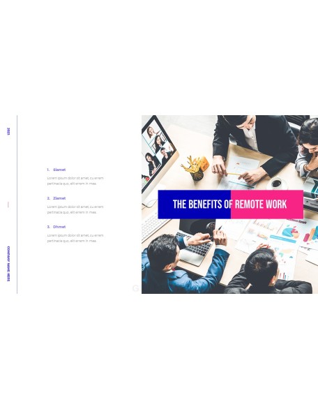 Enhance Remote Work PowerPoint Design