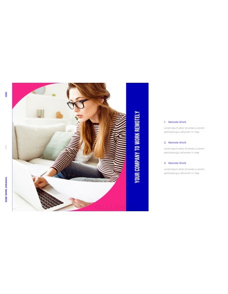 Enhance Remote Work PowerPoint Design