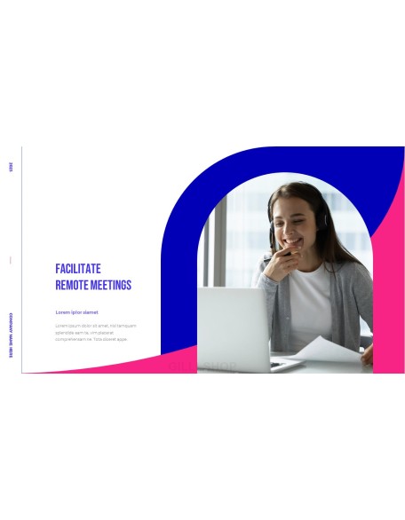 Enhance Remote Work PowerPoint Design