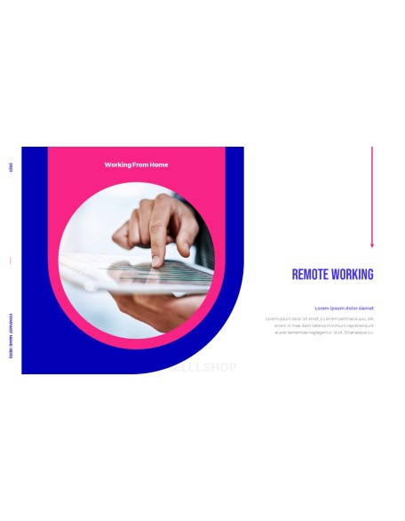 Enhance Remote Work PowerPoint Design