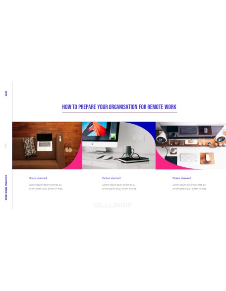 Enhance Remote Work PowerPoint Design