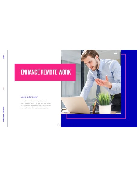 Enhance Remote Work PowerPoint Design