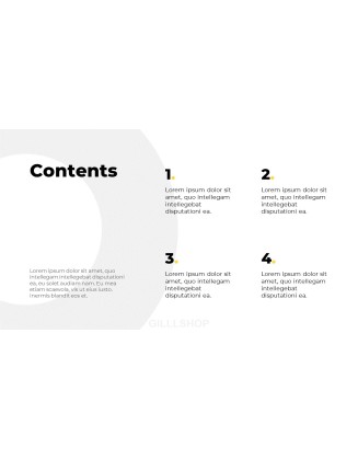 Simple Modern Creative PowerPoint Table of Contents
