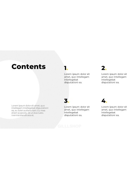 Simple Modern Creative PowerPoint Table of Contents