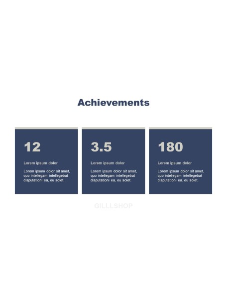 Minimalist Project presentation slide design