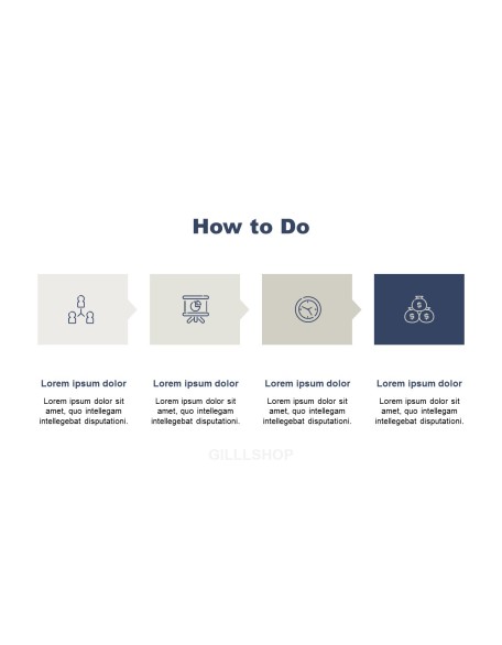 Minimalist Project presentation slide design