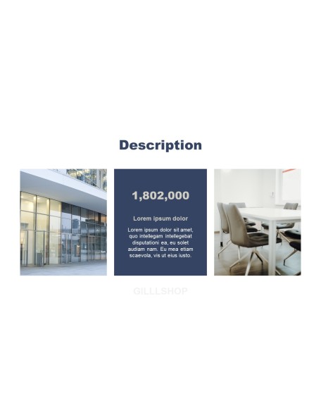 Minimalist Project presentation slide design