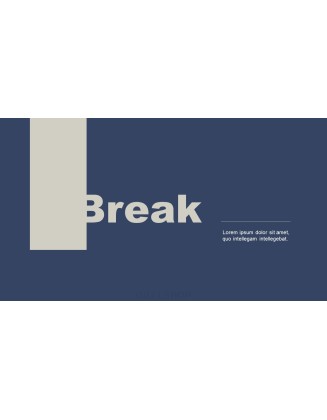 Minimalist Project presentation slide design