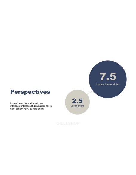 Minimalist Project presentation slide design