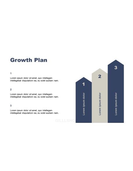 Minimalist Project presentation slide design