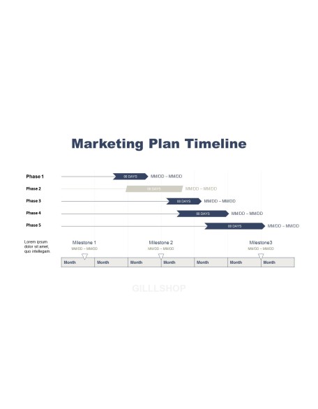 Minimalist Project presentation slide design