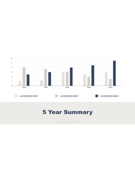 Minimalist Project presentation slide design