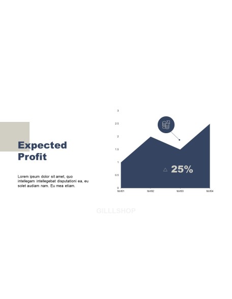 Minimalist Project presentation slide design