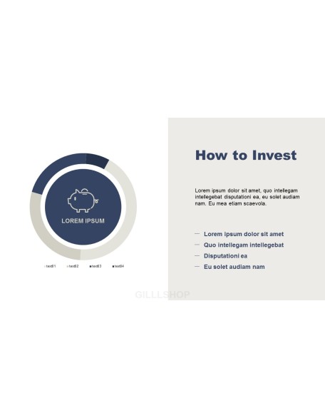 Minimalist Project presentation slide design
