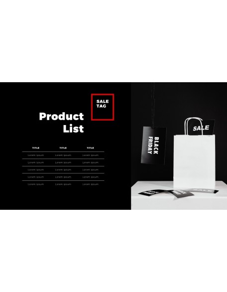 Black Friday Proposal Presentation Templates