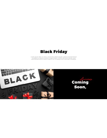 Black Friday Proposal Presentation Templates