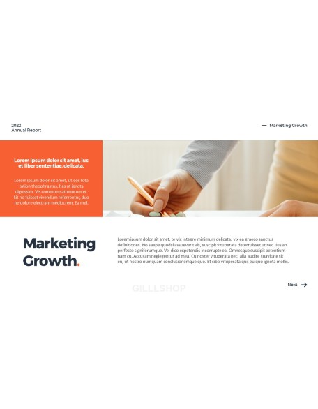 Annual Report Marketing Presentation PPT