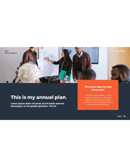 Annual Report Marketing Presentation PPT