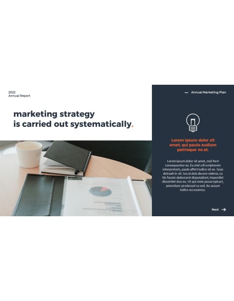 Annual Report Marketing Presentation PPT