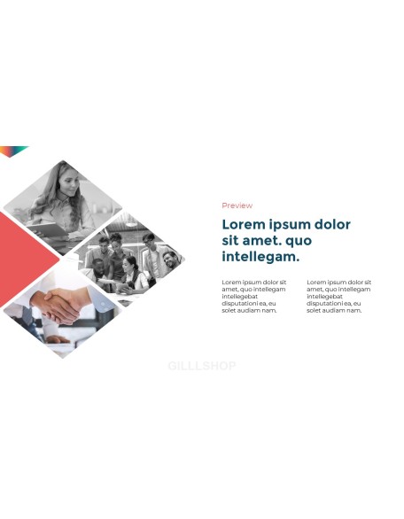 Overlapping Creative Business PPT Design