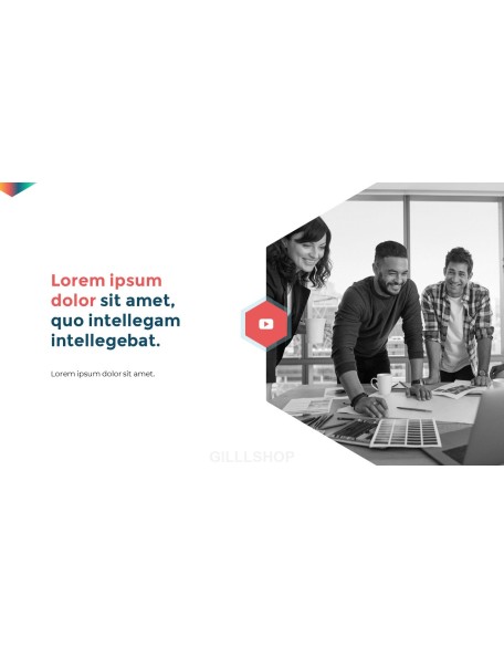 Overlapping Creative Business PPT Design