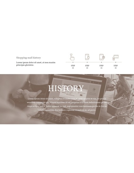 Online Shopping mall Proposal Presentation Templates