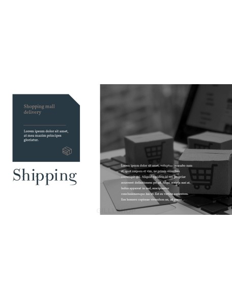 Online Shopping mall Proposal Presentation Templates