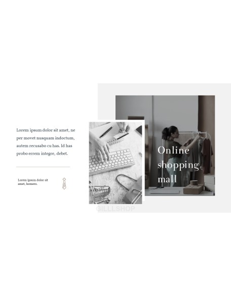 Online Shopping mall Proposal Presentation Templates