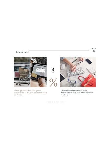 Online Shopping mall Proposal Presentation Templates