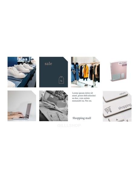Online Shopping mall Proposal Presentation Templates