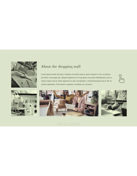 Online Shopping mall Proposal Presentation Templates