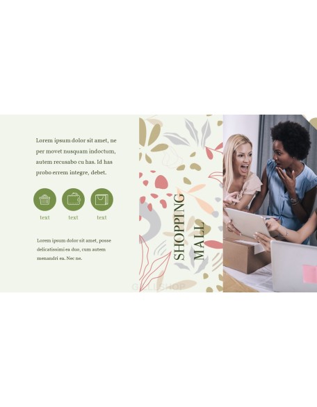 Online Shopping mall Proposal Presentation Templates