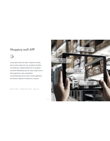 Online Shopping mall Proposal Presentation Templates